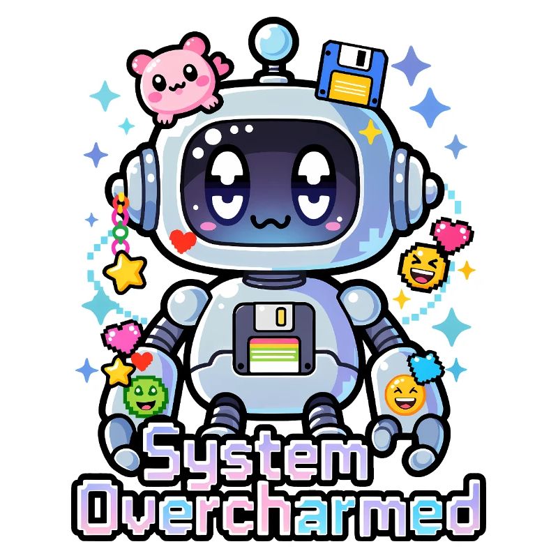 🤖 - Système surcharmé – Robot avec des breloques numériques