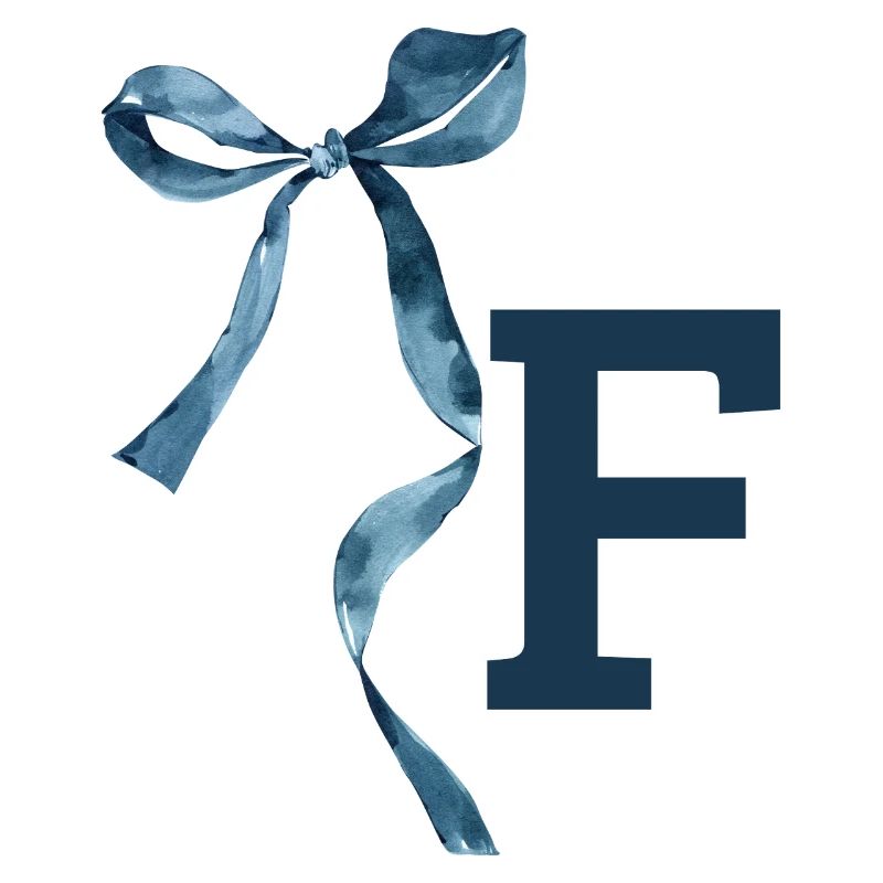 Monogram f gift idea