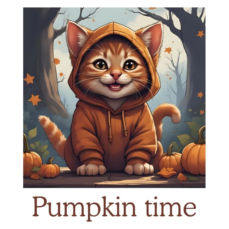 Chat mignon d’Halloween