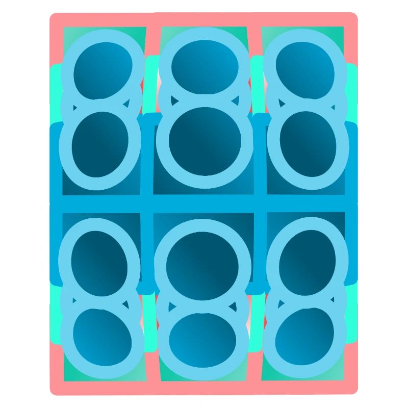 blue pattern, graphic art