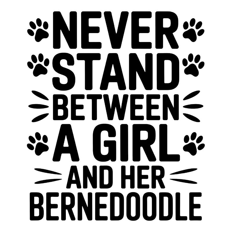 Bernedoodle Spruch Mädchen Bernedoodle Geschenk