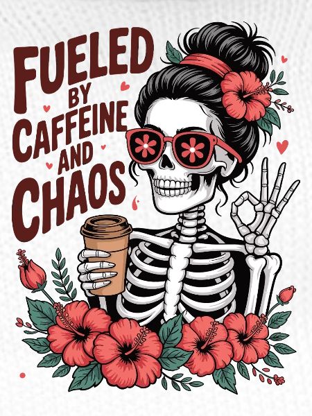 Mutter Koffein Mutter Skelett Kaffee