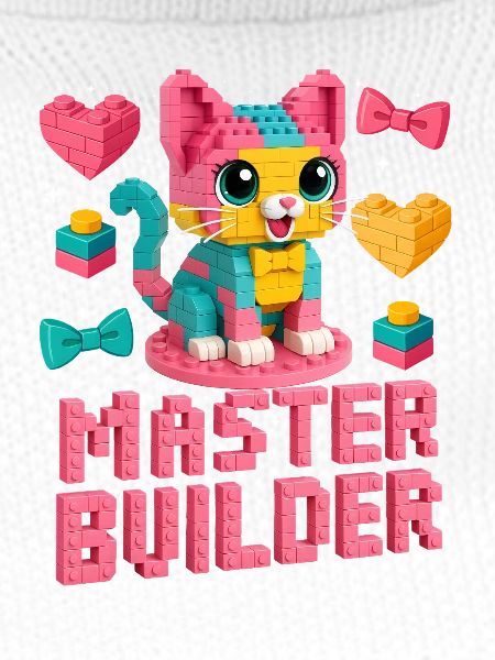 Master Builder Creative Brick Lover Block Building