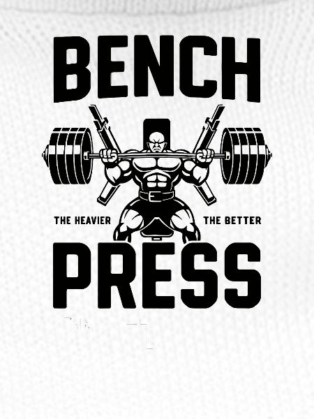 Bench Press Barbell Emblem