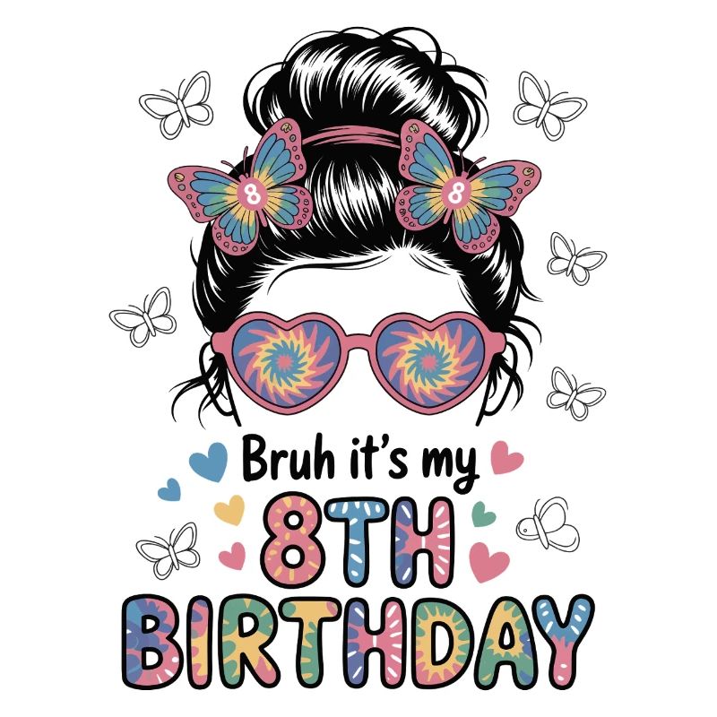 Bruh c’est mon 8e anniversaire chignon en désordre