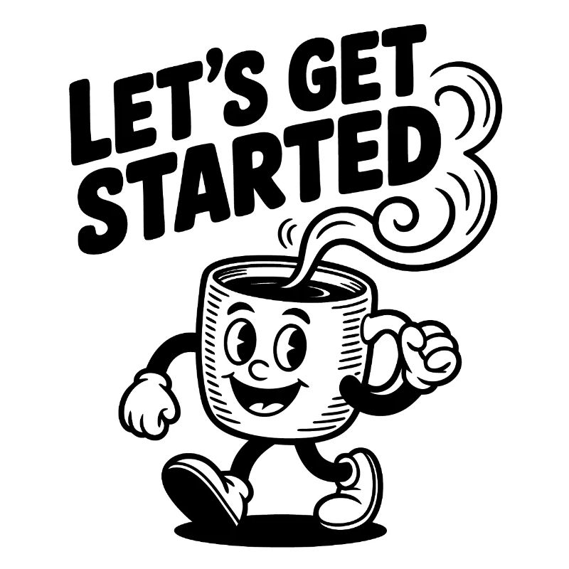 Let’s Get Started Kaffeetasse