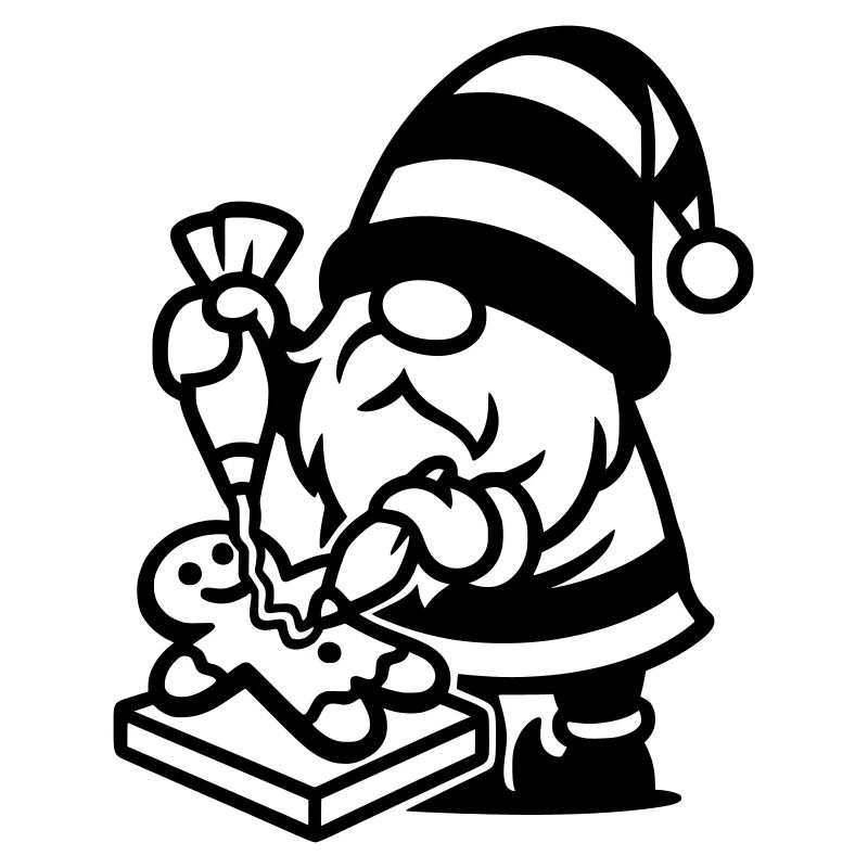 Gingerbread Baking Gnome