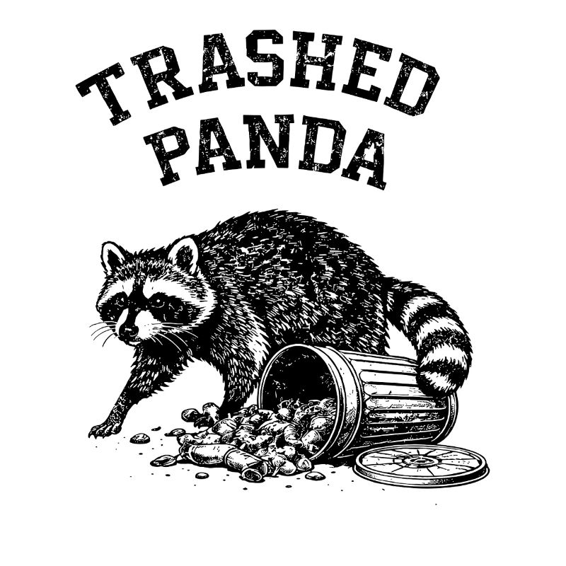 Trashed Panda