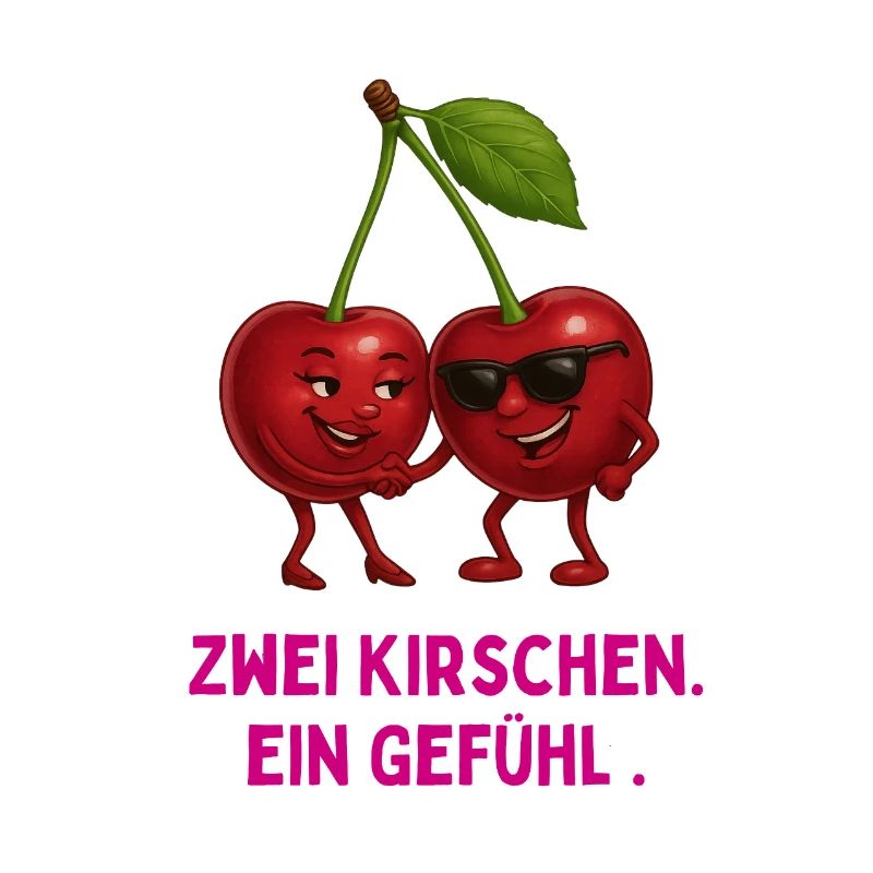 Two cherries, one feeling