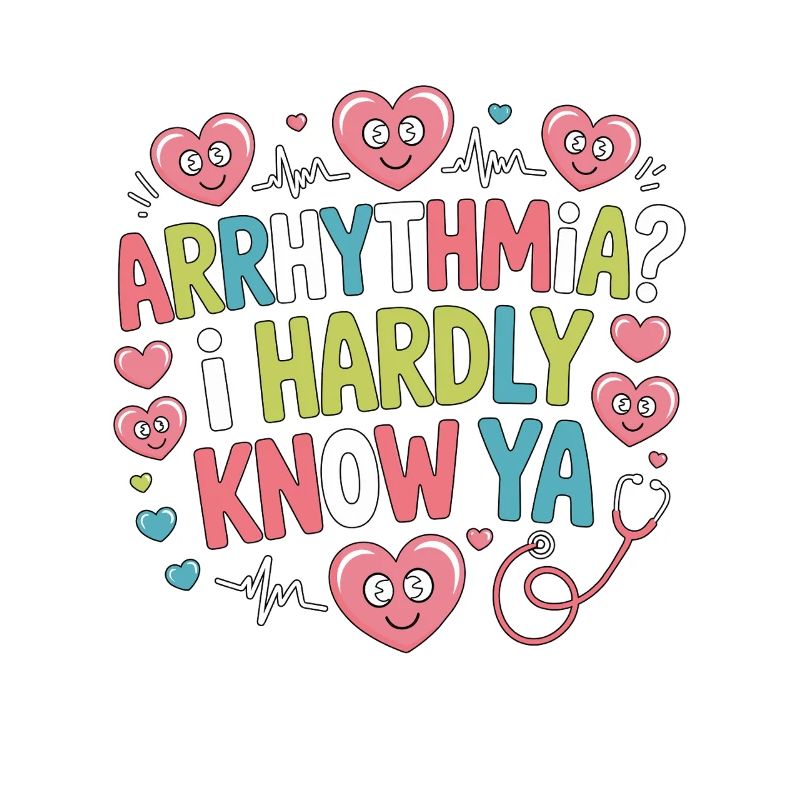 Cardiac Tech Arrhythmia I Hardly Know Echo Tech