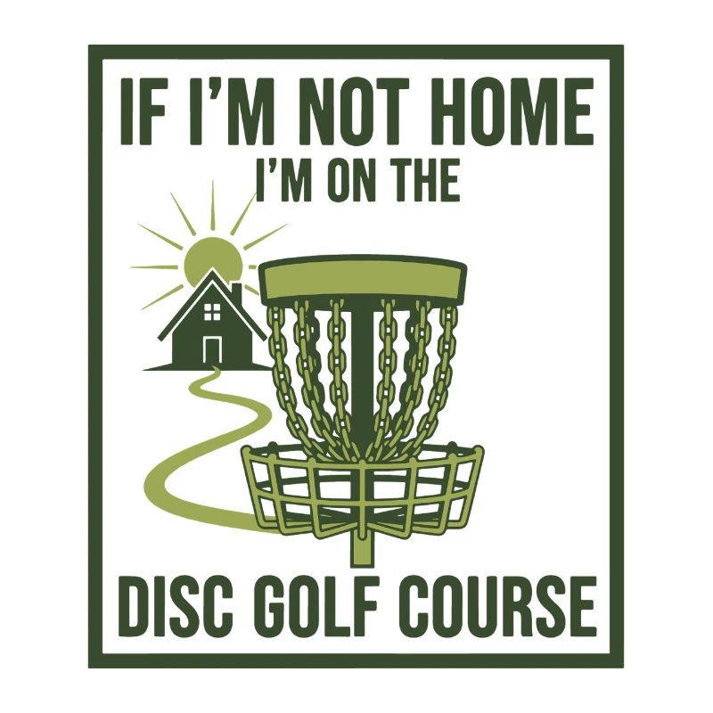 Wenn ich nicht zu Hause bin, bin ich auf dem Discgolfplatz