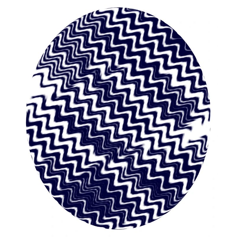 Azurian Zigzag Circle Pattern