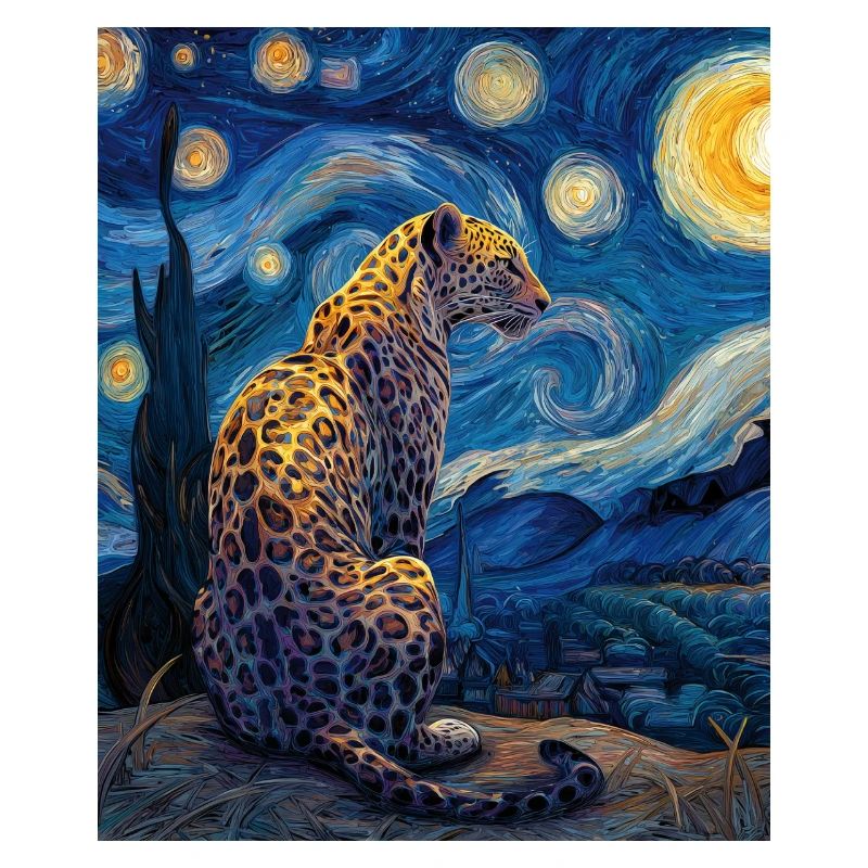 Leopard Van Gogh