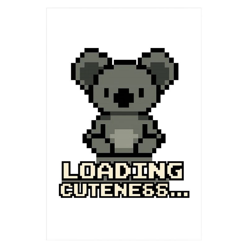 Pixel Koala Loading Cuteness