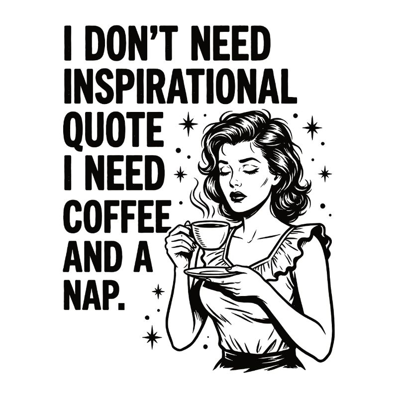 Echte Kaffeeliebe Nickerchen Statement