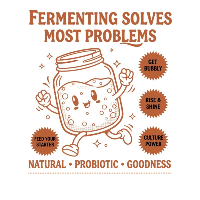 Sourdough Bread Baking Fermenting Solves Most