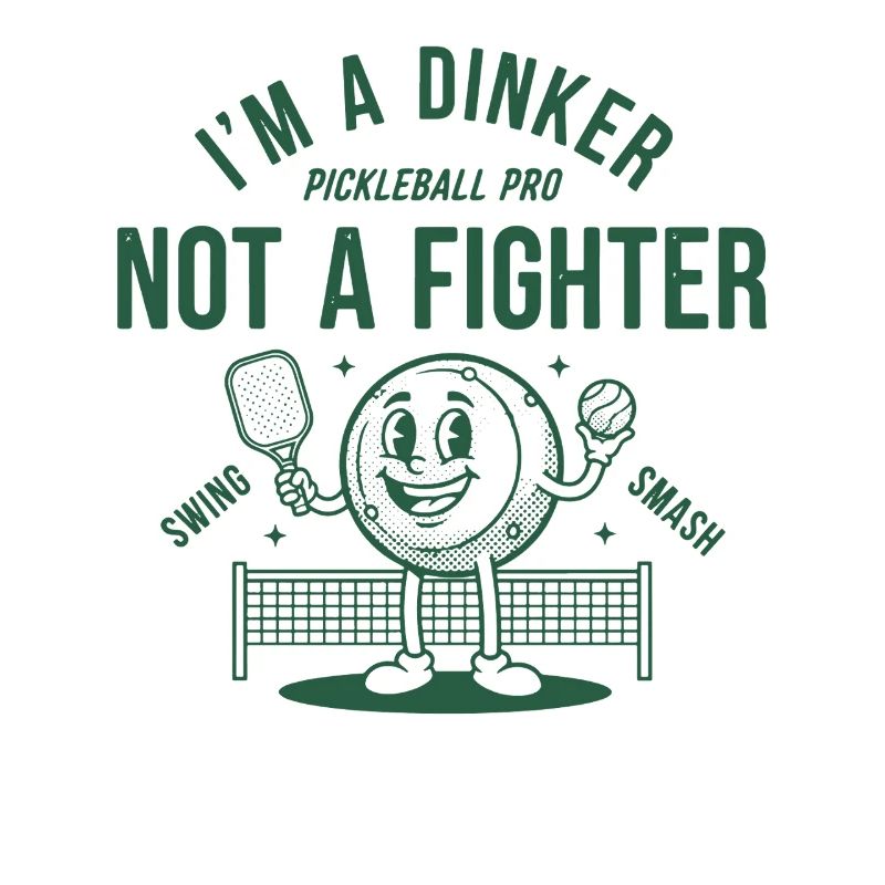 Pickleball, je suis un Dinker, pas un pro de boxe, drôle.