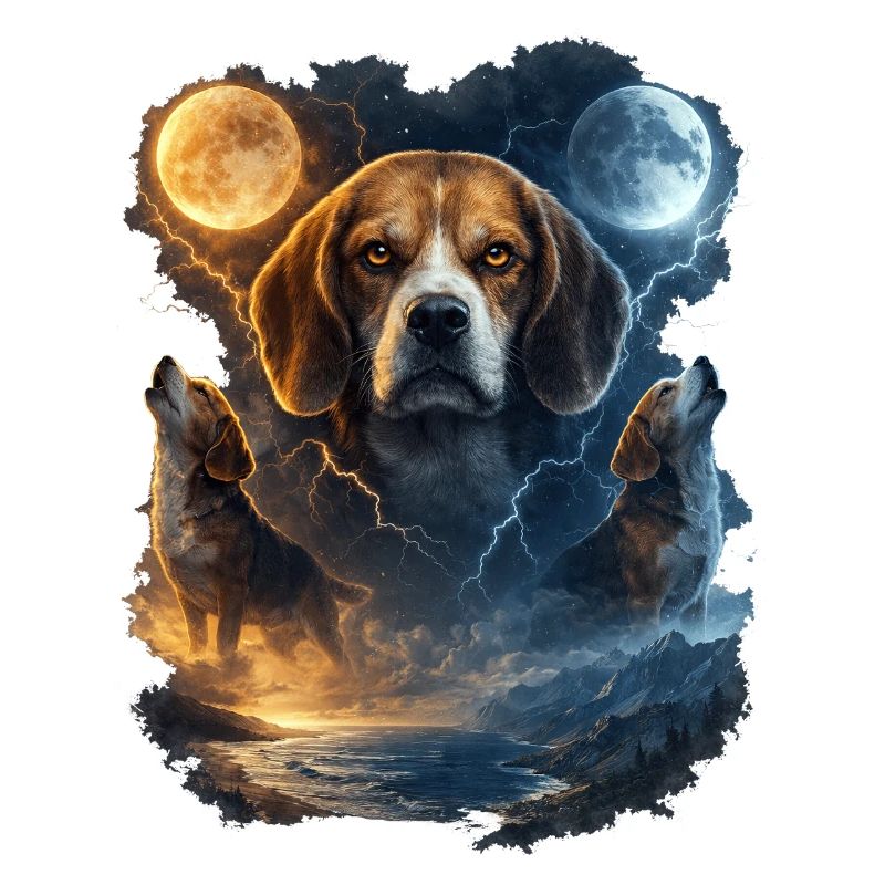 Moon Beagle Night Magic Beagle