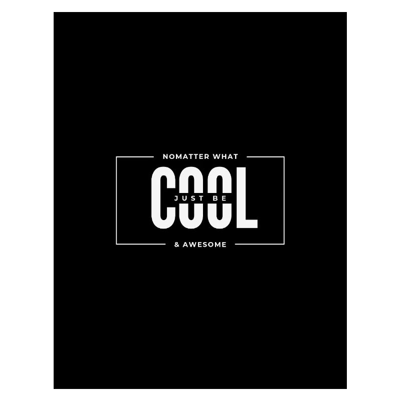 Peu importe la typographie audacieuse et cool