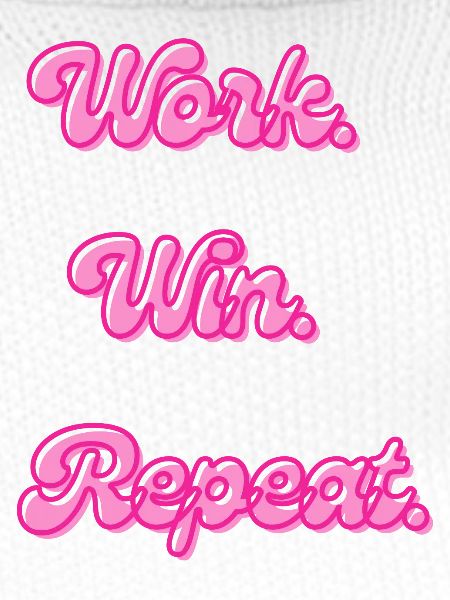Work Win Repeat | Motivationsspruch