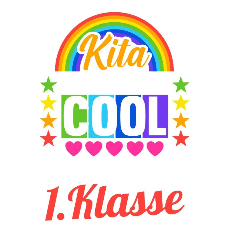 Daycare First Grade Rainbow Student Kindergarten