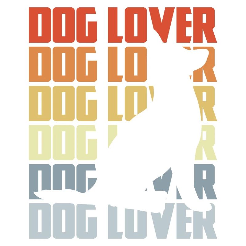 Propriétaire de chien vintage