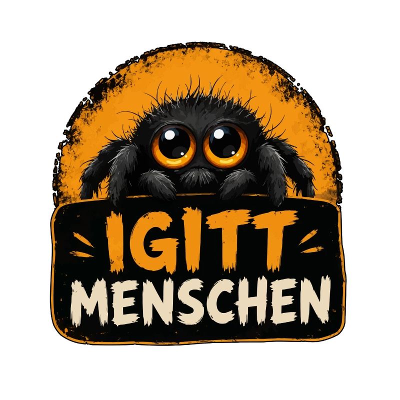 Witzige Igitt ! Menschen Spinne