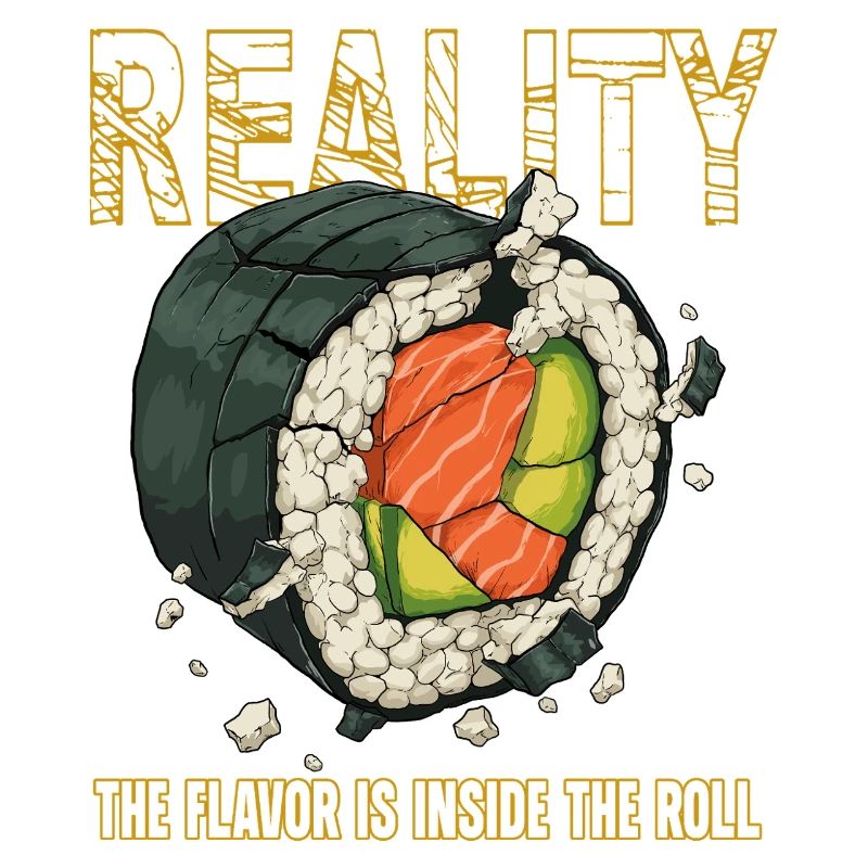 Sushi Roll Reality Innerer Geschmack