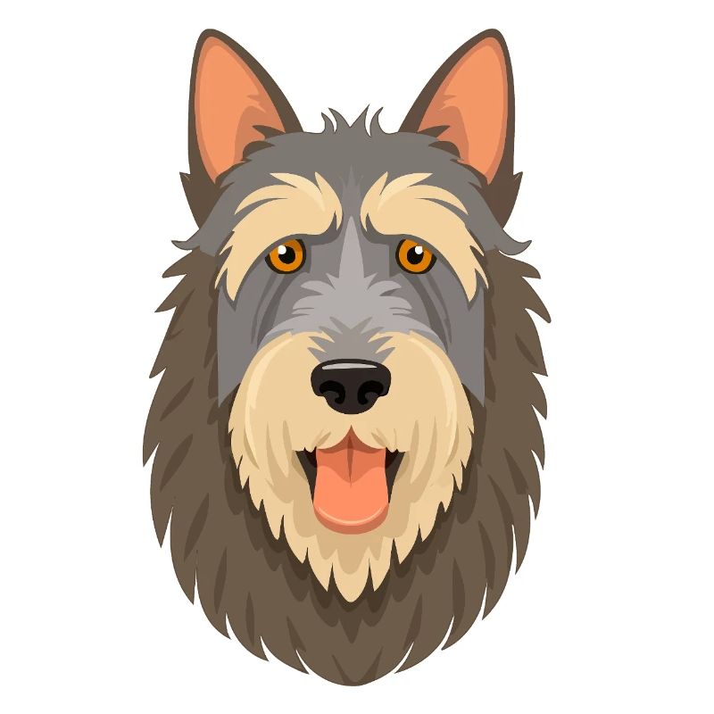Irish Wolfhound (Comic/Portrait)