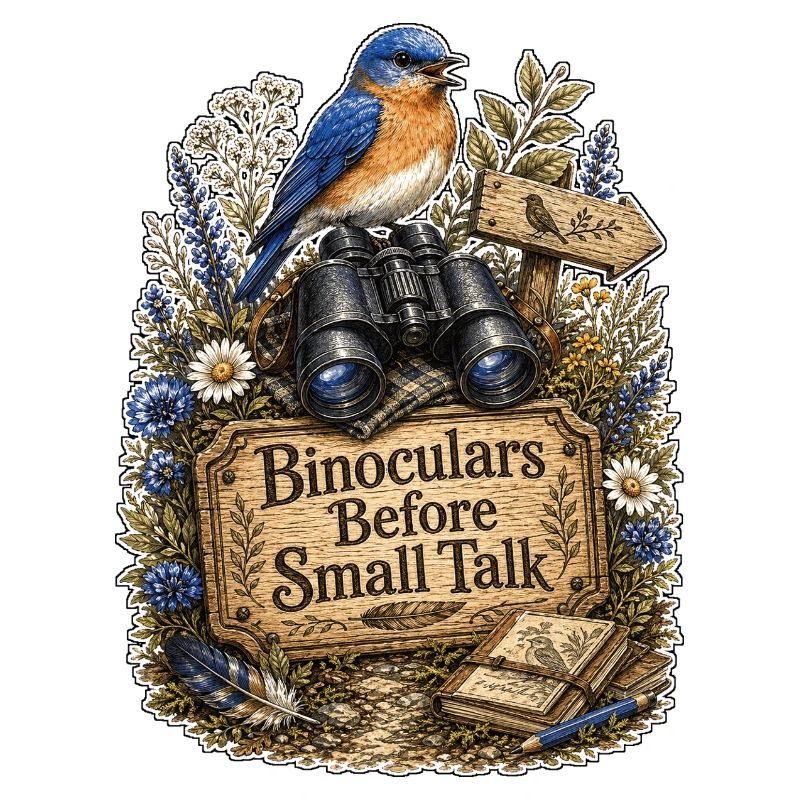 Binoculars Before Small Talk Wolken