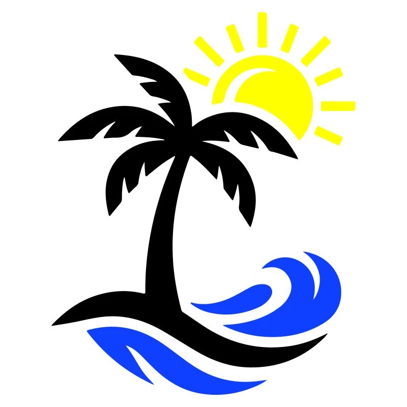 Océan Palm Tree Beach