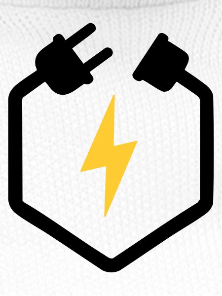 Electrician Plug Power Lightning Logo
