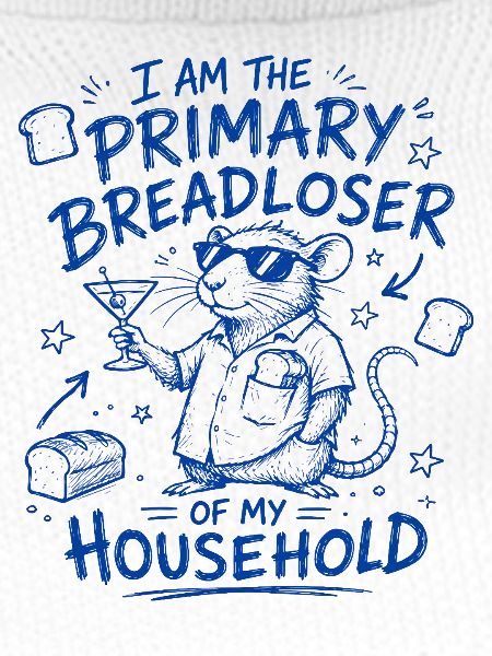 Rat Humour Primary Breadloser Blue