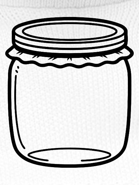 Jam Jar Outline