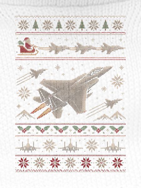 F15 Eagle Weihnachtspullover