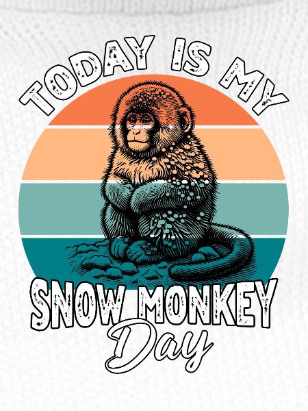 Schneeaffe Snow Monkey