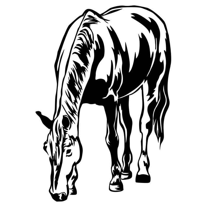 Cheval herbeux