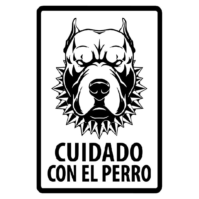 cuidado con el Perro