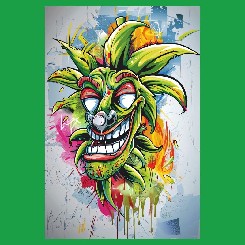 Graffiti Bouffon Ananas