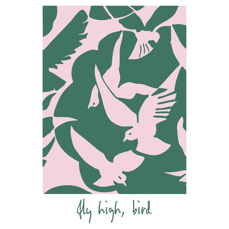Fly High, Bird – Elegant Bird Design