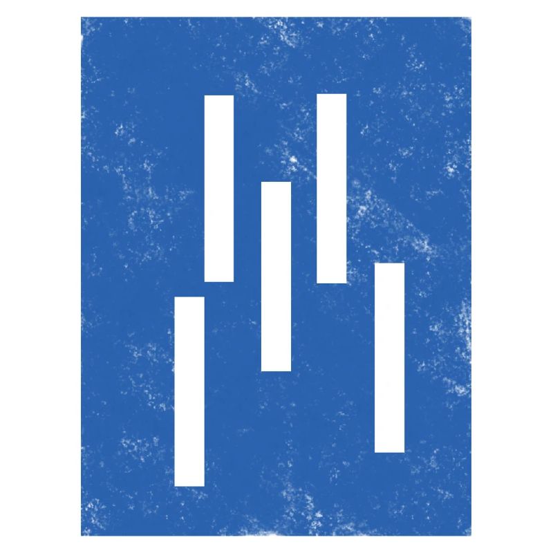 Composition abstraite de lignes verticales