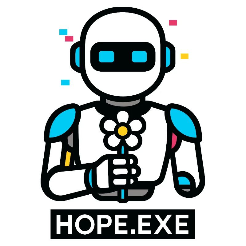 HOPE.EXE – Robot with Flower