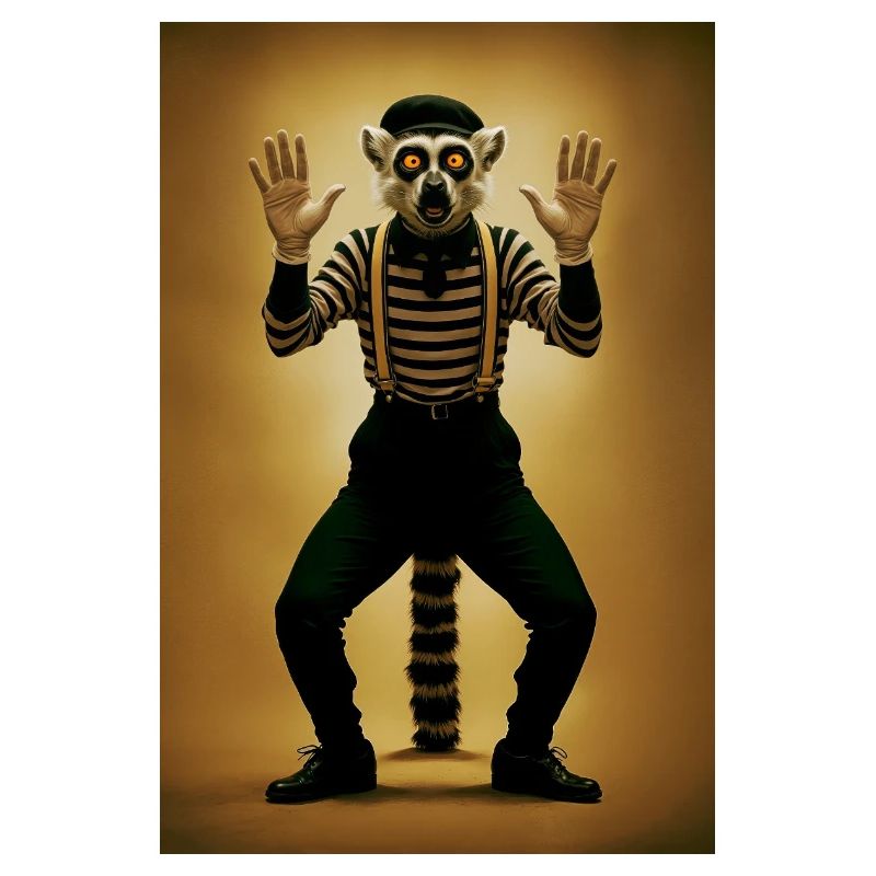 Lemur Humanoid Mime