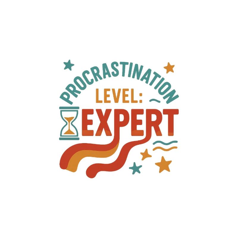 Niveau de procrastination Graphique de motivation de l’expert
