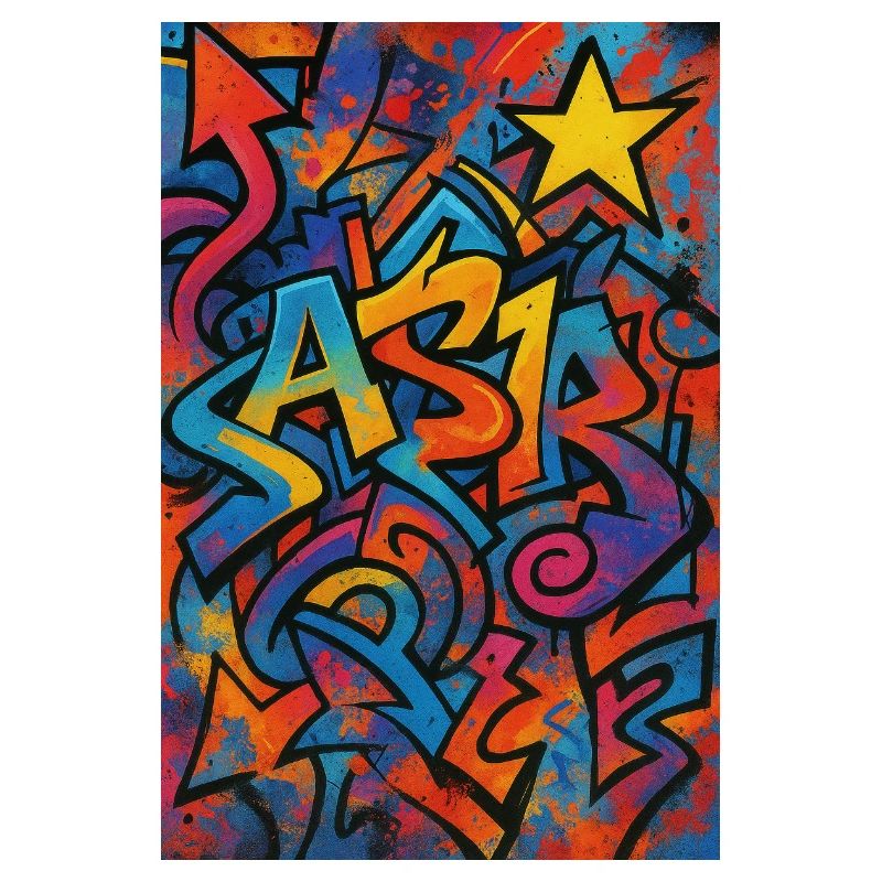 Astr Graffiti Explosion de couleurs