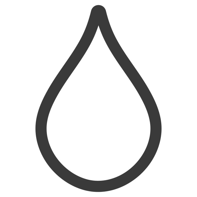 Logo simple de l’icône de la goutte d’eau