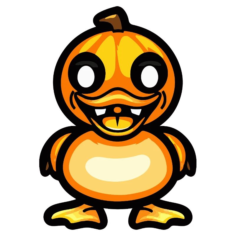Duck Halloween Comic Funny