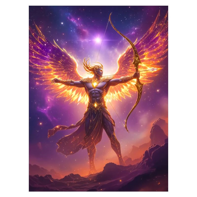 Celestial centaur archer shooting starfire arrows 