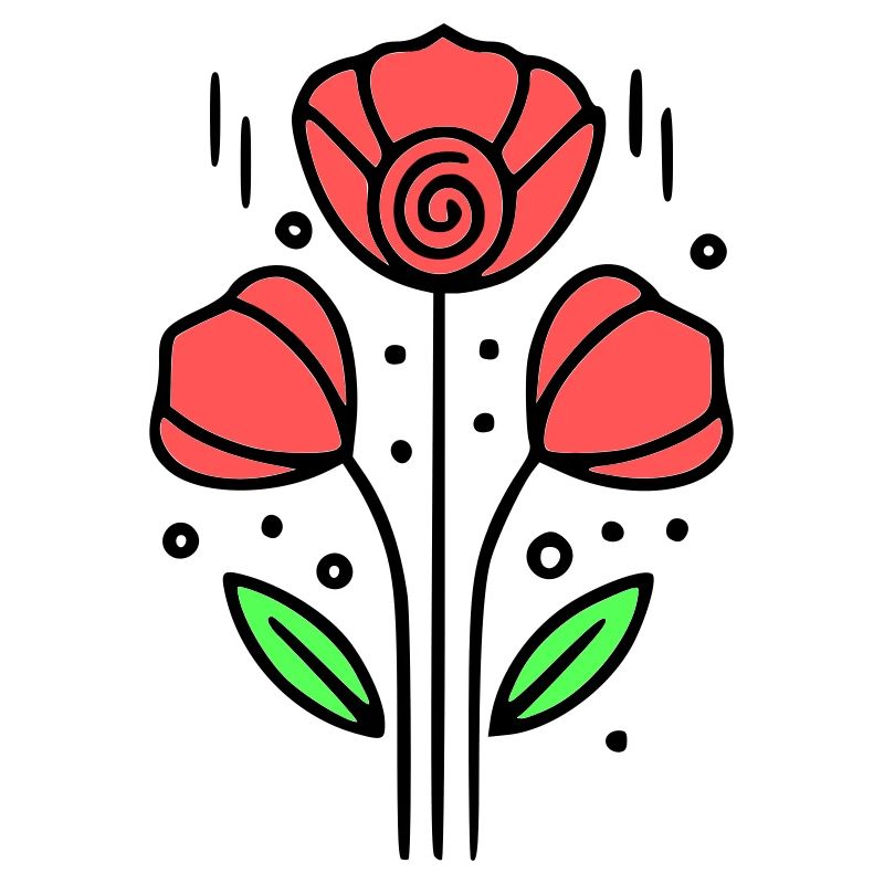 mohnblume-mohnblumen-minimalistisch-line-art-10