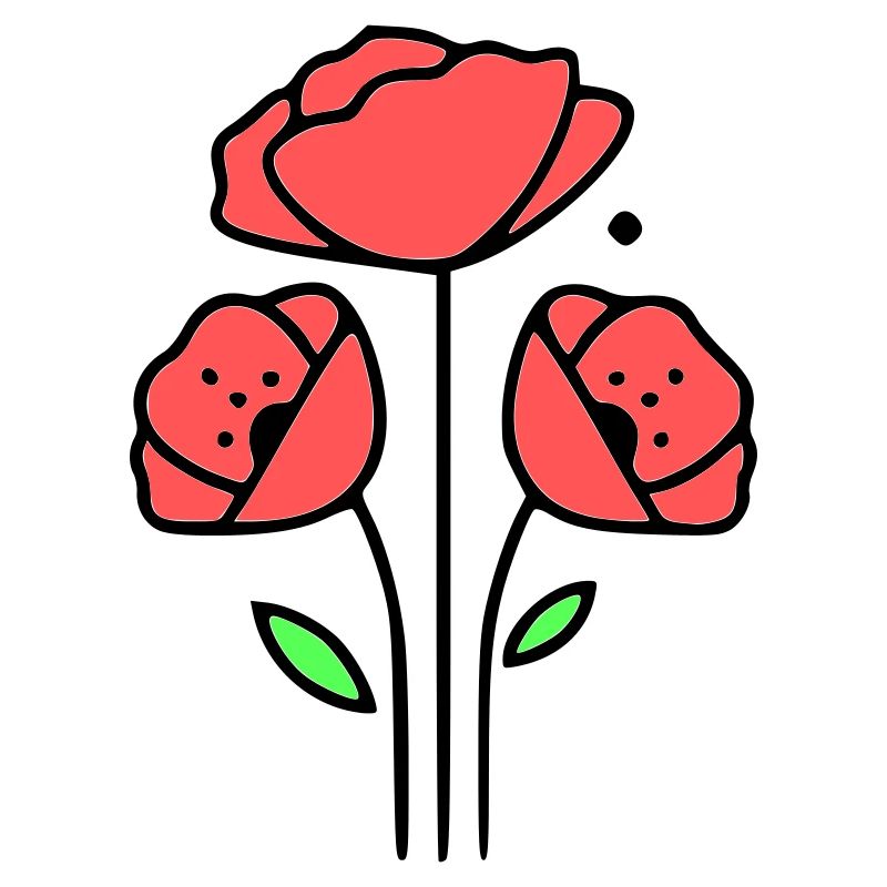 mohnblume-mohnblumen-minimalistisch-line-art-1